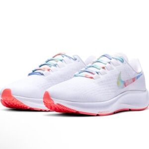 Nike Air Zoom Pegasus 37 Tie-Dye Women's 8.5 Running Shoes White Workout Outdoor